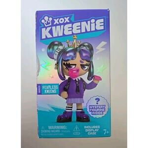 XOX Kweenie Mystery Figurine w/ Display Case - Fearless Kweens Factory Sealed